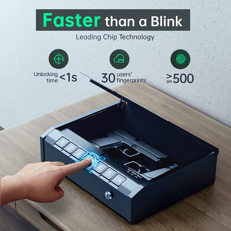 Belleze Gun Safe Lock Wayfair